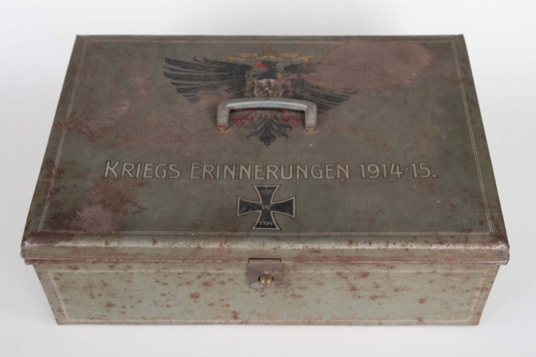 Metal box "Kriegserinnerungen 1914-15"