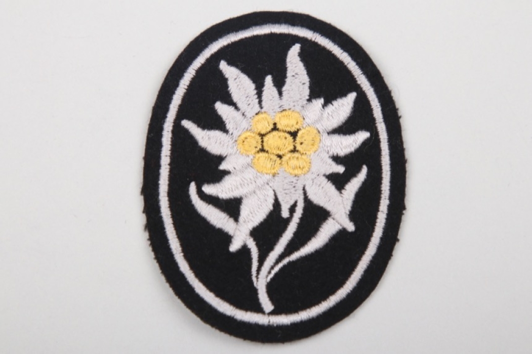 Waffen-SS EM/NCO sleeve Edelweiss for Gebirgsjäger