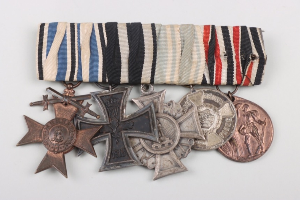 Medal bar of a Bavarian WWI Hero