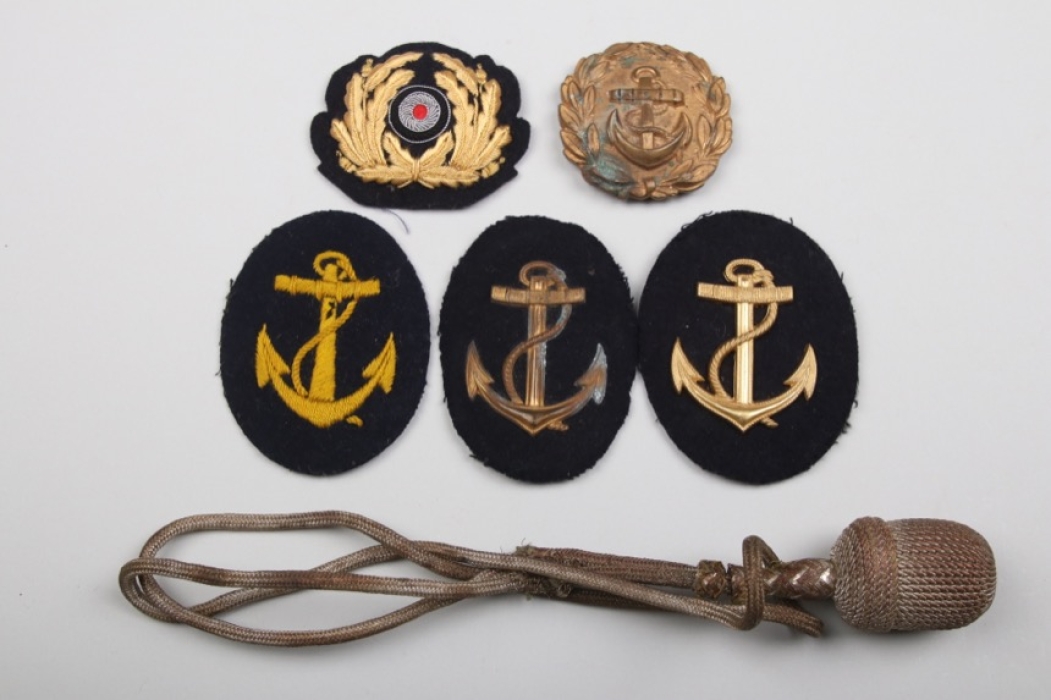 Kriegsmarine insignia lot