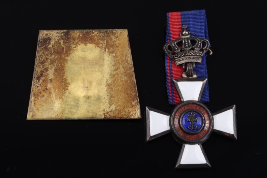 Oldenburg - House and Merit Order of Duke Peter Friedrich Ludwig Knight's Cross 2nd Class with Silver Crown
