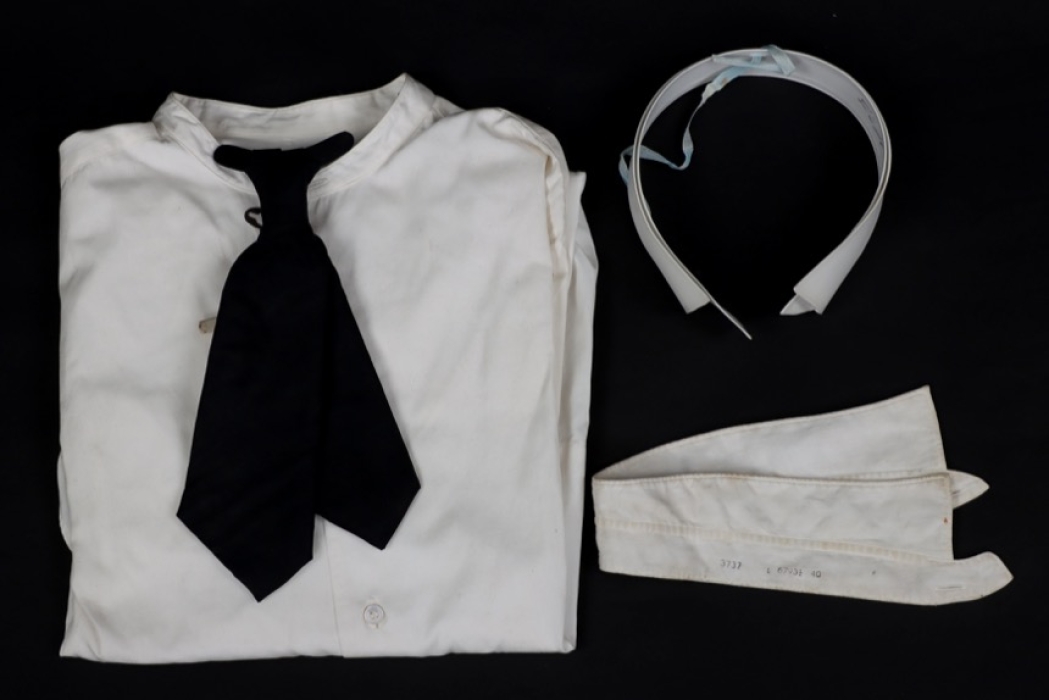 Luftwaffe shirt, tie & collar for gala jacket (Verkaufsabteilung der Luftwaffe)