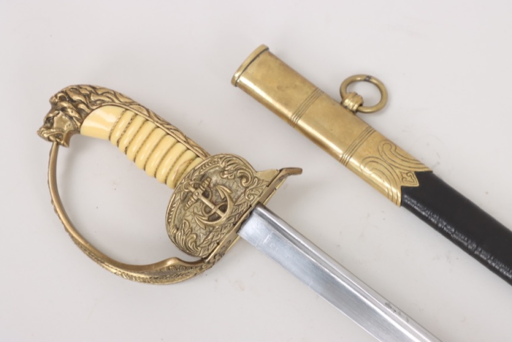 Kriegsmarine officers Lion's head sabre (replica)