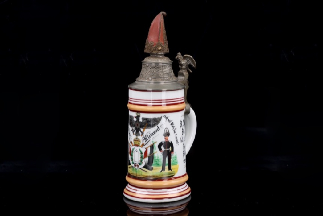 2. Comp. 1. Garde Rgt. Wilhelm II reservist's beer mug