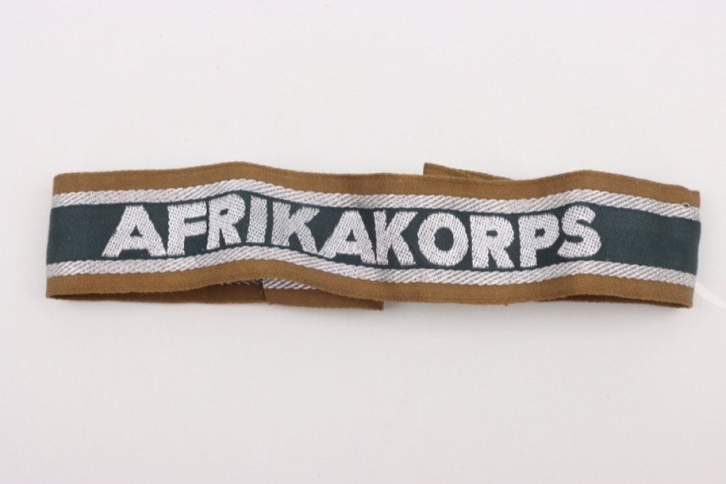 Hptm. Beck - Heer cuff title "Afrikakorps"