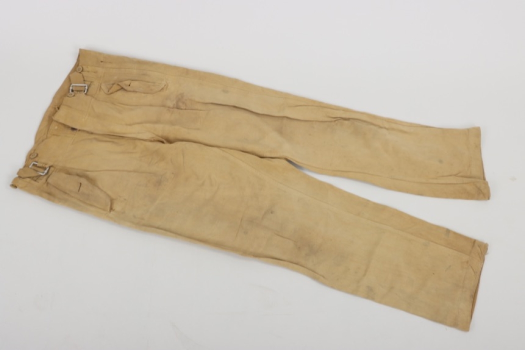 Luftwaffe tropical straight trousers
