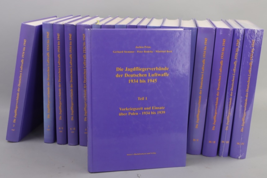 18 books "Die Jagdfliegerverbände der deutschen Luftwaffe 1934 - 1945"