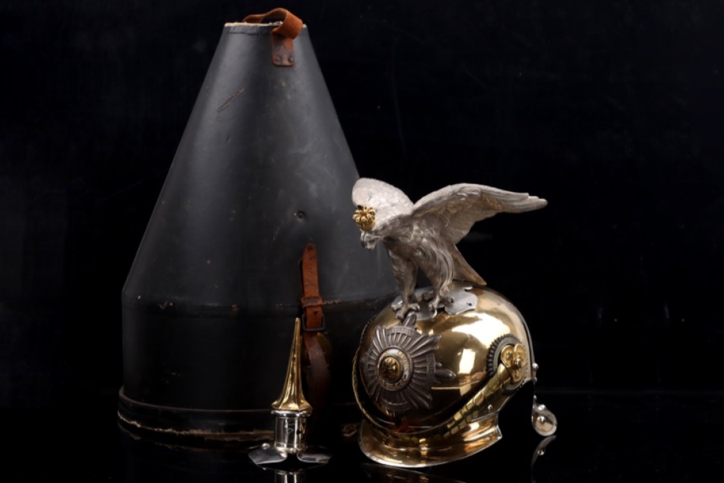 Prussia - helmet for a Garde du Corps officer with spike and eagle