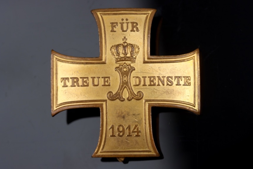 Schaumburg-Lippe - Faithful Service Cross, pin-back Version 1914