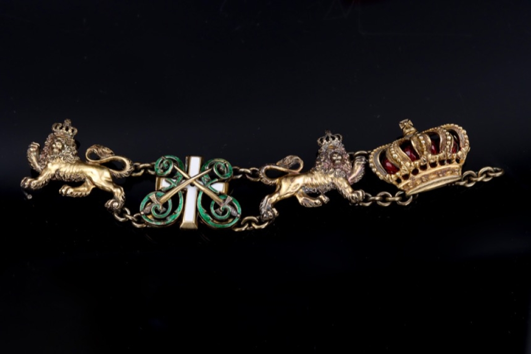 Saxe-Coburg-Gotha - Ernestine House Order Collar Chain with Swords