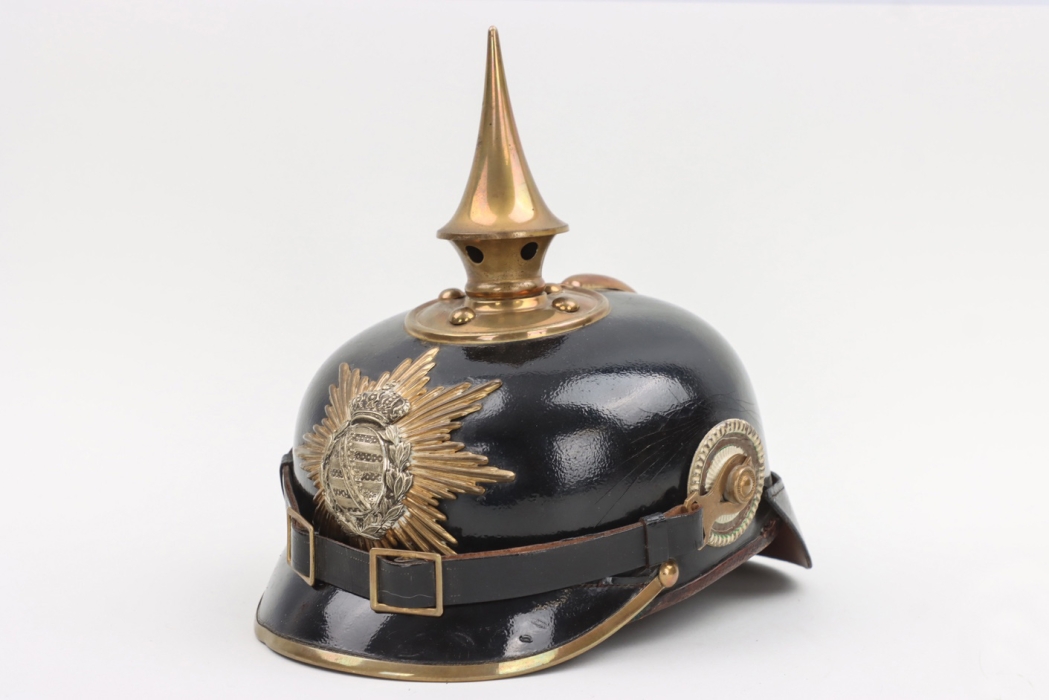 Saxony - M1871 infantry spike helmet
