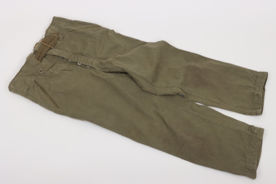 Heer straight tropical field trousers - rb-numbered