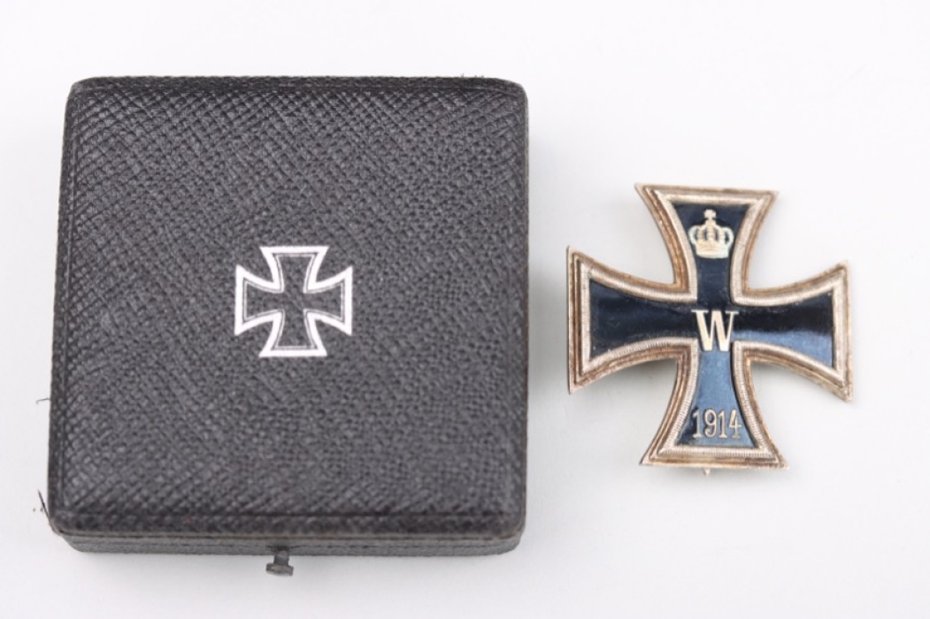 1914 Iron Cross 1st Class in case - enameled core!