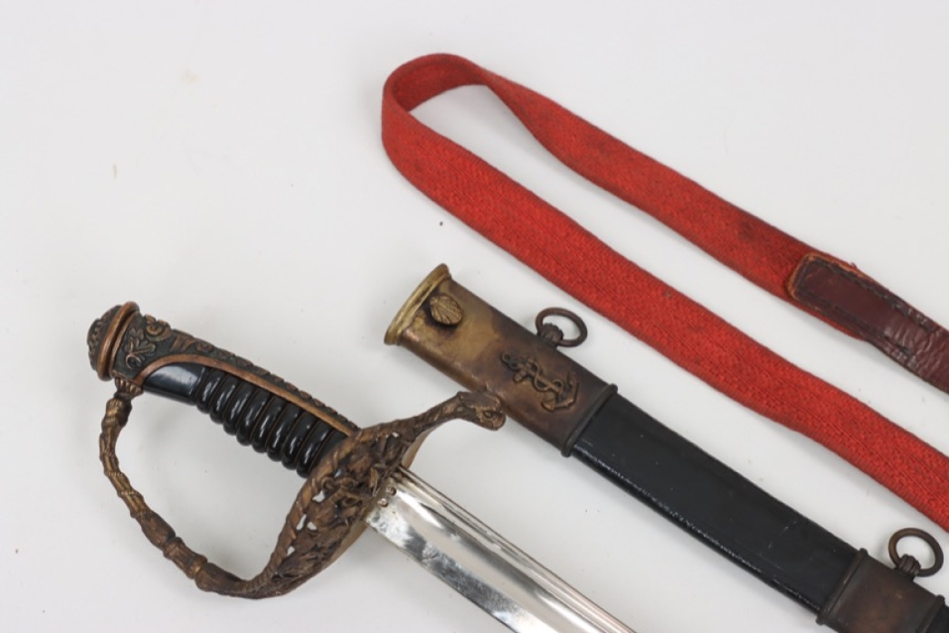 Navy sword M 1837 with belt