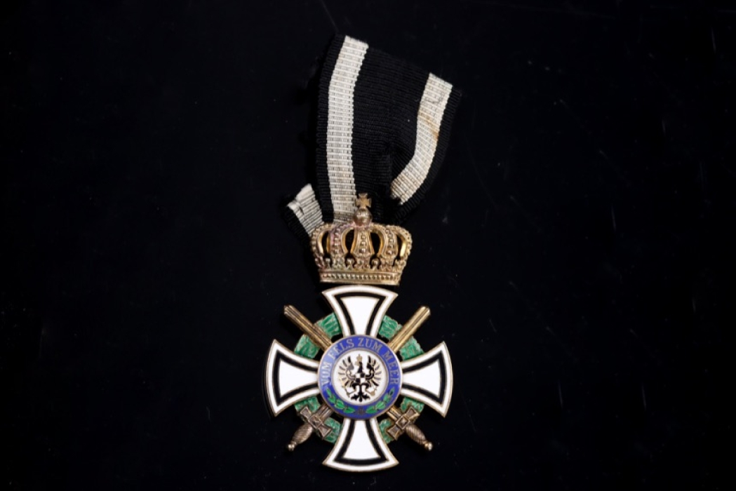 Prussia - Royal House Order of Hohenzollern Knight's Cross with Swords