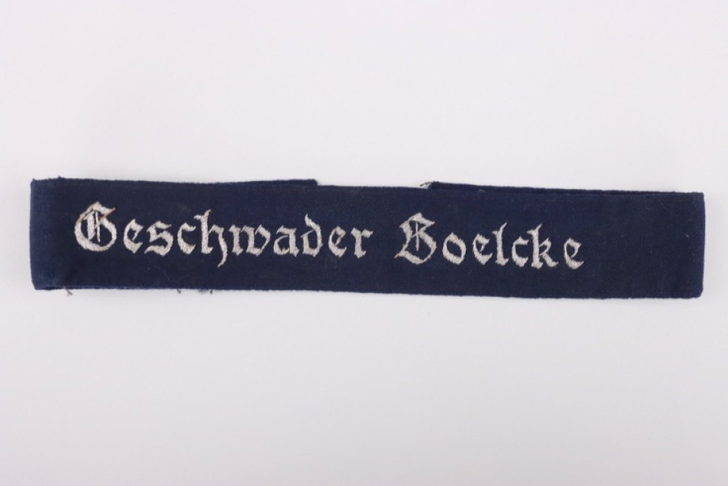 Luftwaffe officer's cuff title "Geschwader Boelcke"