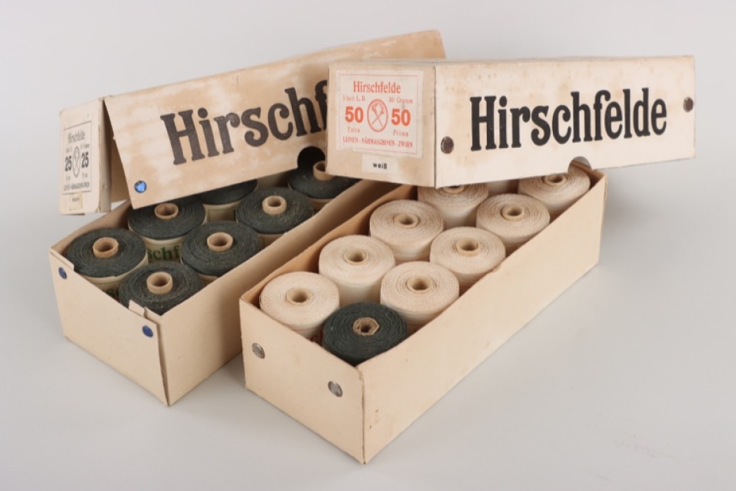Two packs of sewing threads (unissued) - H.C. Müller