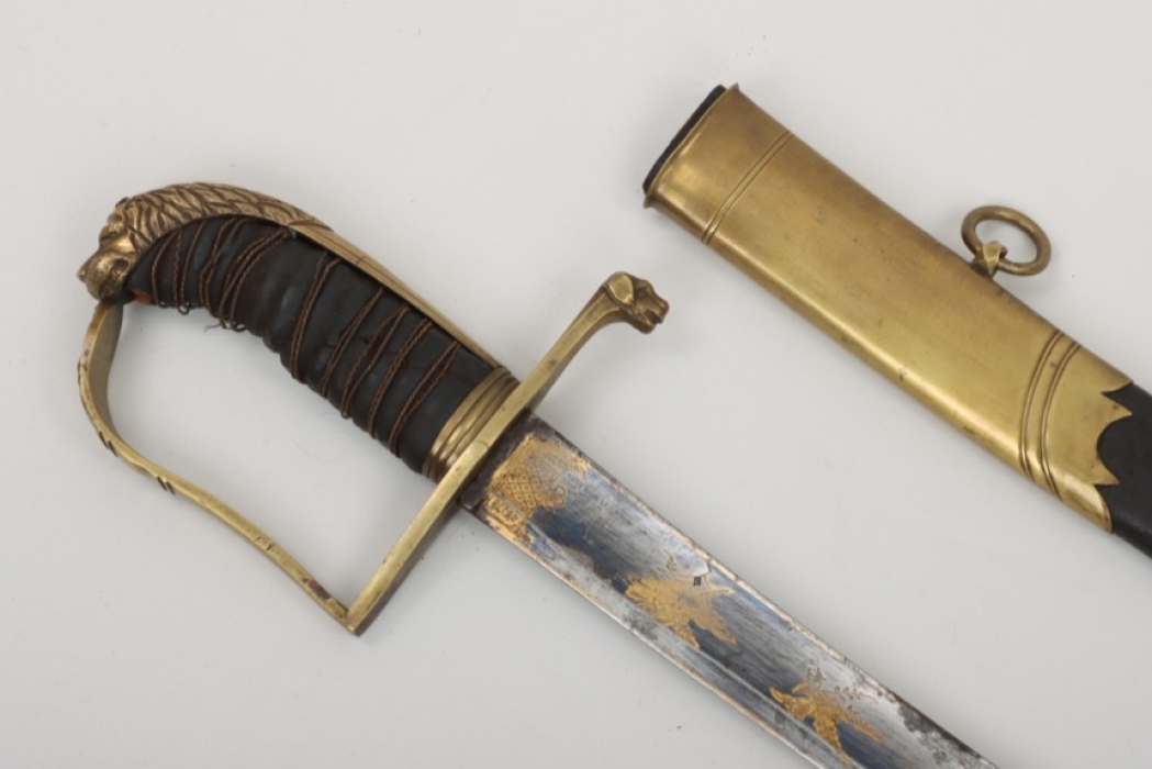 Imperial lion's head sabre for officers around 1820