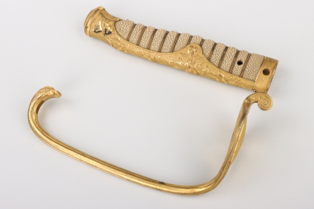 Handle for a "Kyu-Gunto" army officer's sword