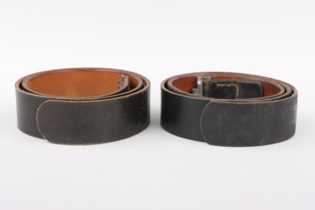 2 + Heer leather field belts