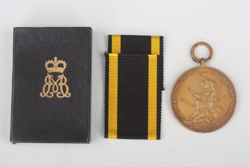 Bavaria - Jubilee Medal to the 2nd Infantry Regiment "Kronprinz"