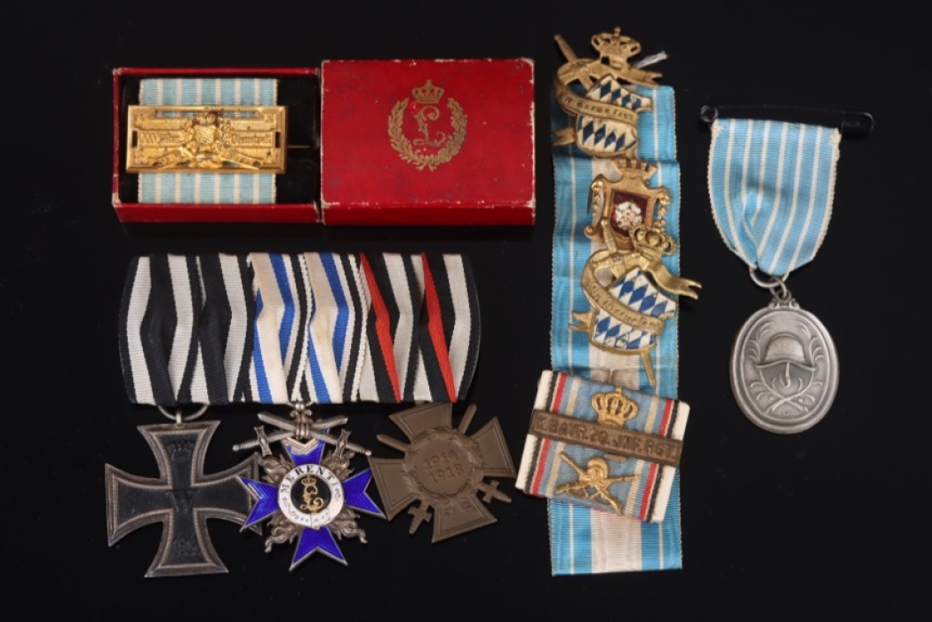 Bavaria - Medal bar from a Bavarian Officer