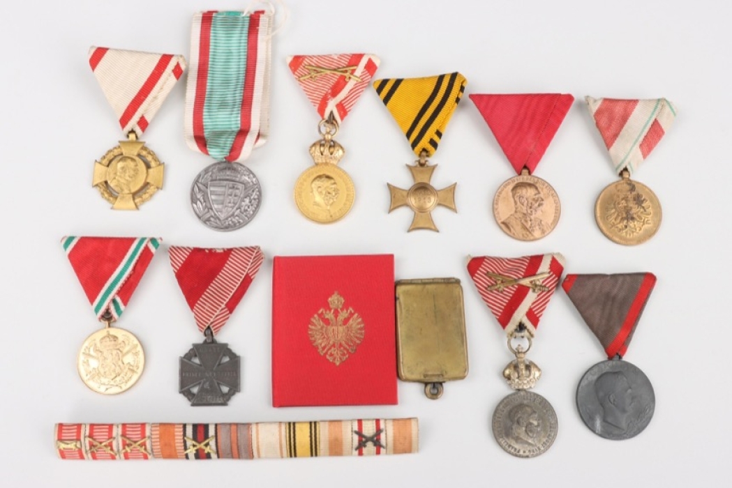 Medal grouping of an Austrian WWI veteran