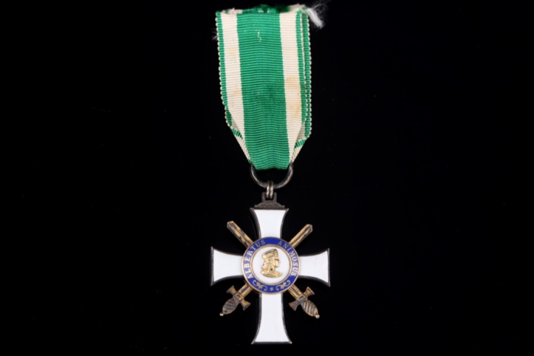 Saxony Kingdom Order of Albert 2nd Pattern 1876 - 1918, younger Head Albert Order Knight's Cross 2nd Class with Swords