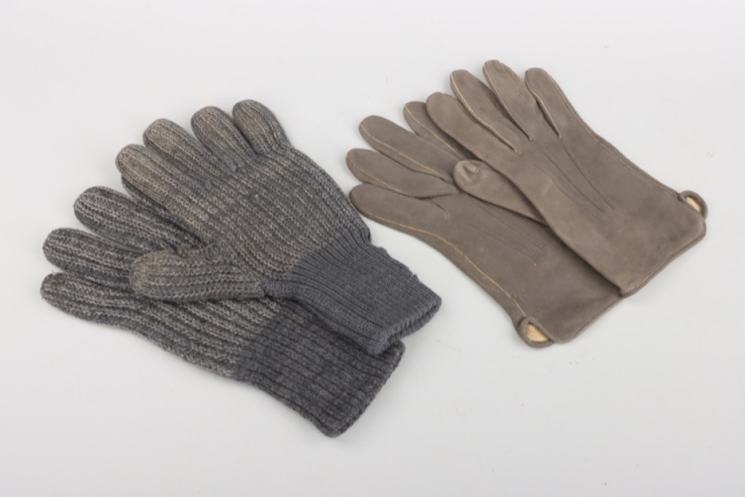 Wehrmacht gloves for officers & wool gloves