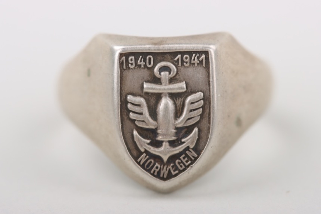 Kriegsmarine "Norwegen 1940-1941" ring - 830