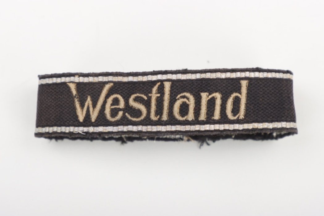 Waffen-SS cuff title "Westland" - EM/NCO type