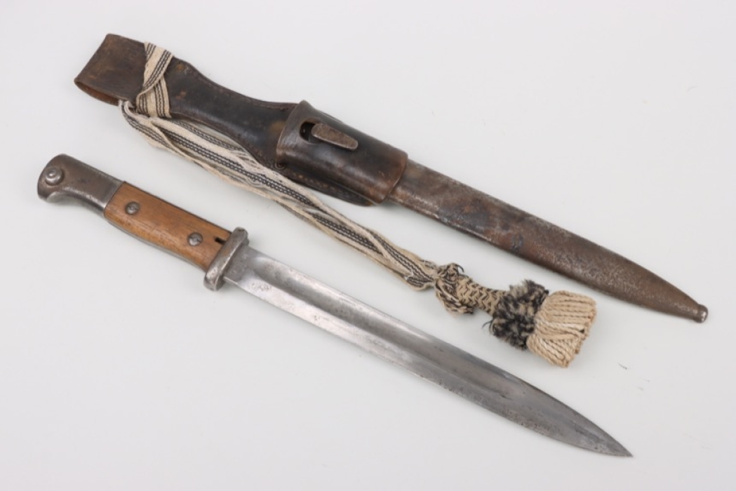 Prussian bayonet 84/98 "M.G.K. 33" with frog and knot - Herder