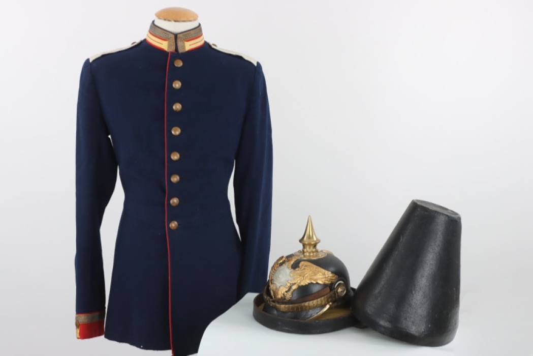 Prussia - Garde Infantry tunic and spike helmet