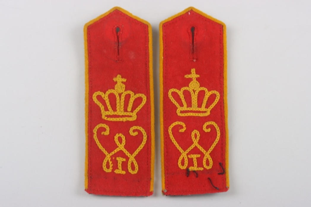 Württemberg - Infanterie-Regiment 124 EM shoulder boards