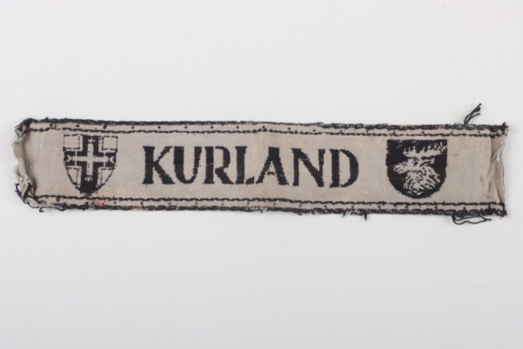 Wehrmacht cuff title "KURLAND"
