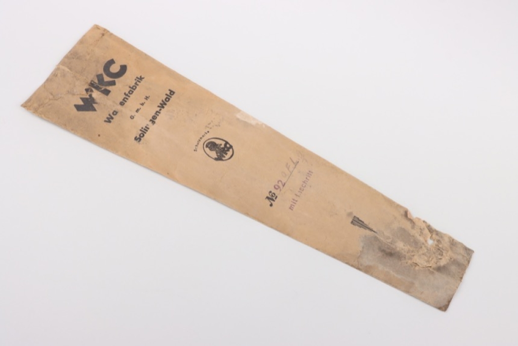 Original Paper bag for Dagger - WKC