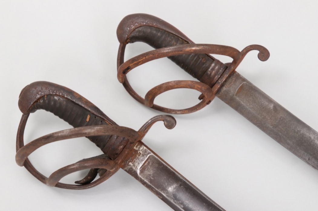 Bavaria -Two M 1826 "Chevaulegers" sabers