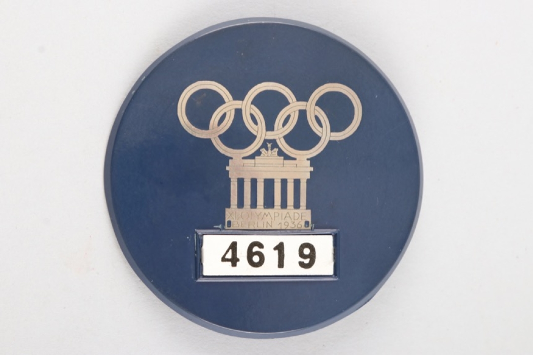 Olympic Games 1936 - Worker's Badge in Blue