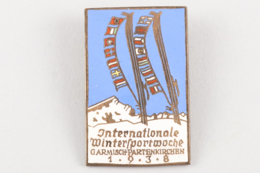 International Winter Sport Week 1938 - Commemorative Pin