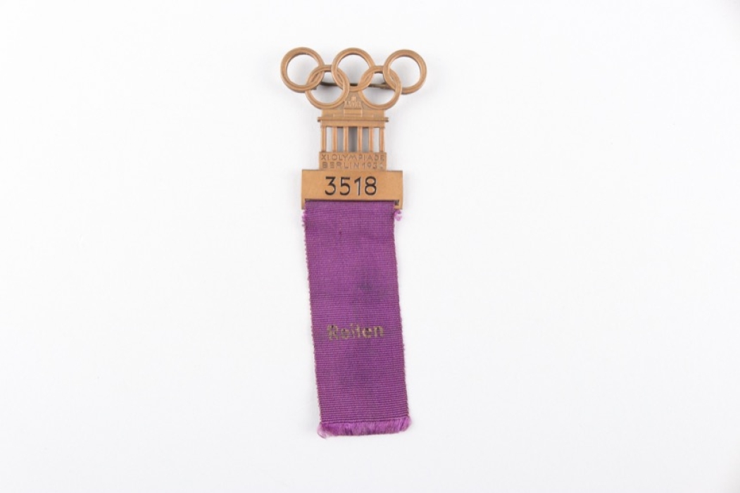 Olympic Games 1936 - Participant Badge Equestrian