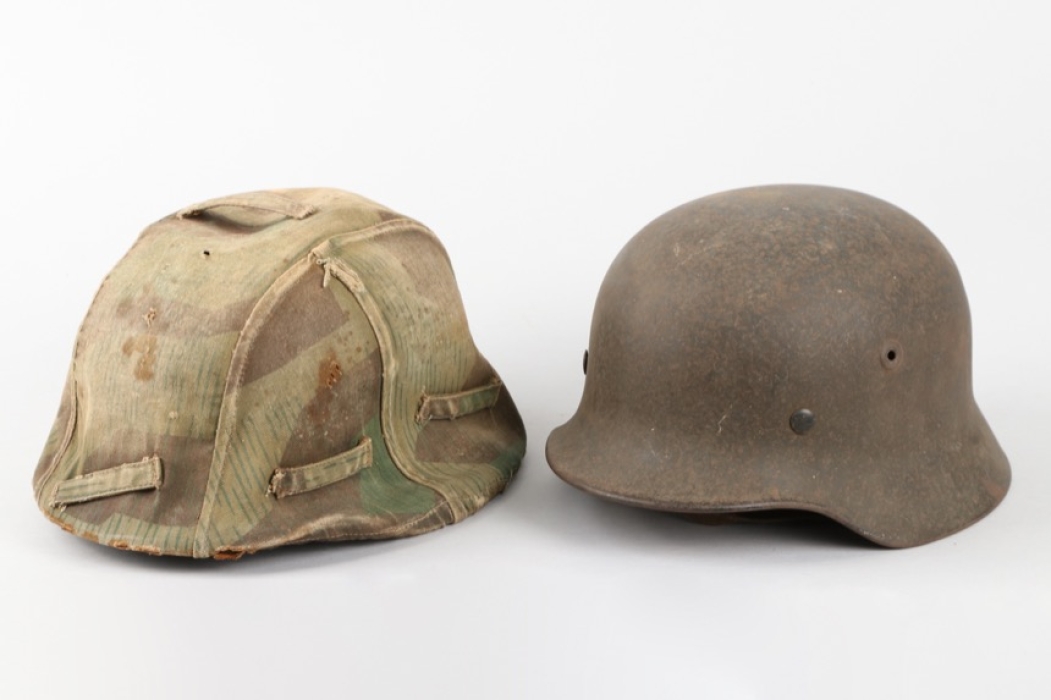Heer M40 Helmet with Splinter Camouflage Cover