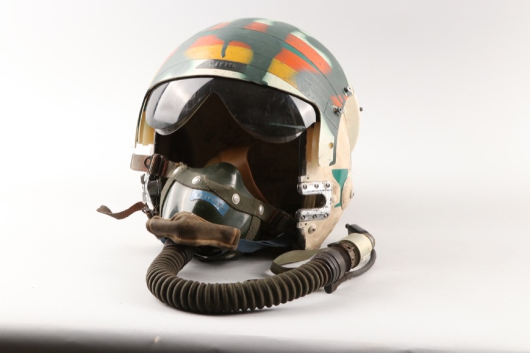Experimental NASA Flight Helmet - HGU-2A/P double visor and oxygen mask MBU-5/P