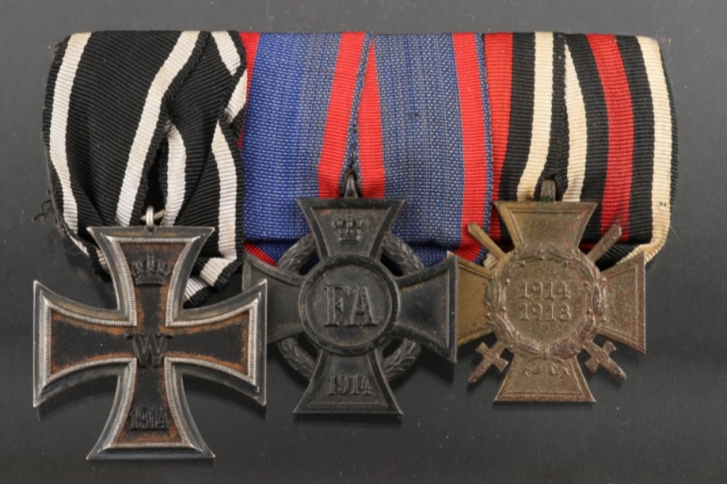 Medal bar of a Oldenburg WWI Veteran