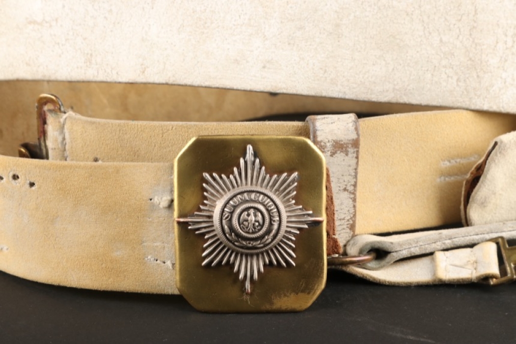 Prussia - Leibgendarmerie buckle, belt & shoulder strap