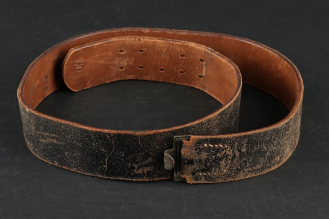 Wehrmacht leather combat belt with mark - RB. Nr.
