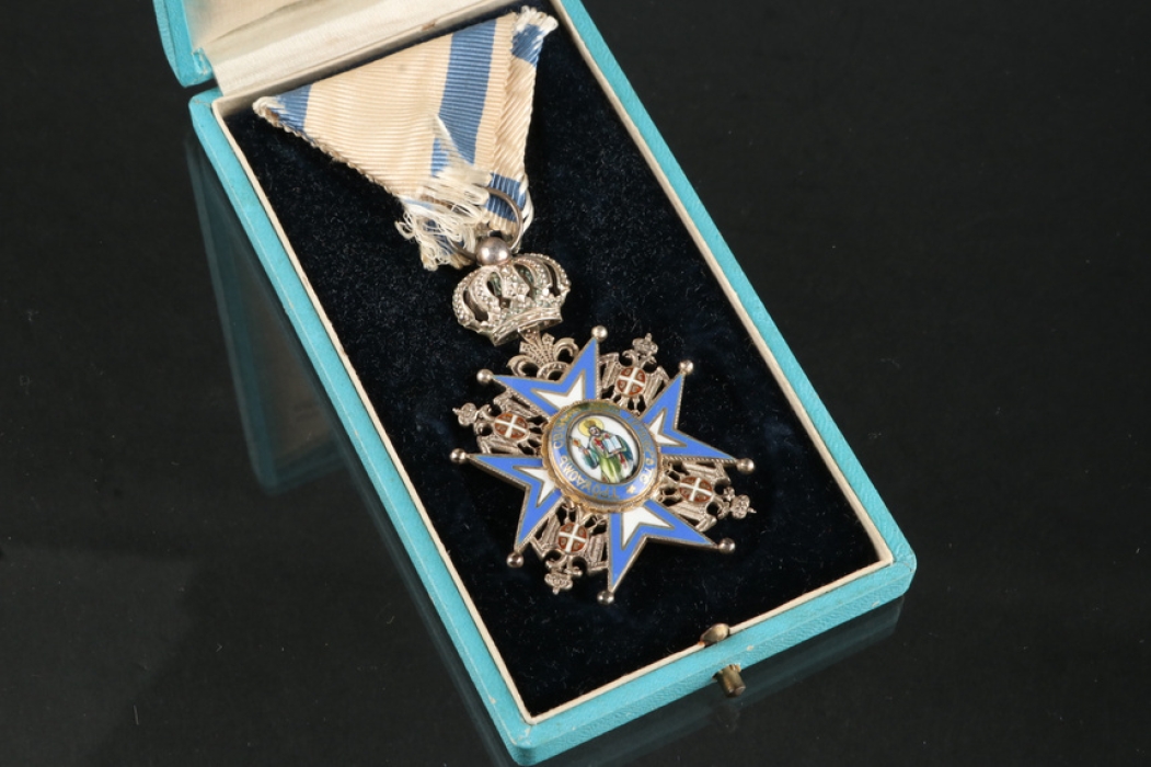 Serbia - Order of St. Sava V. Grade in Case of Issue