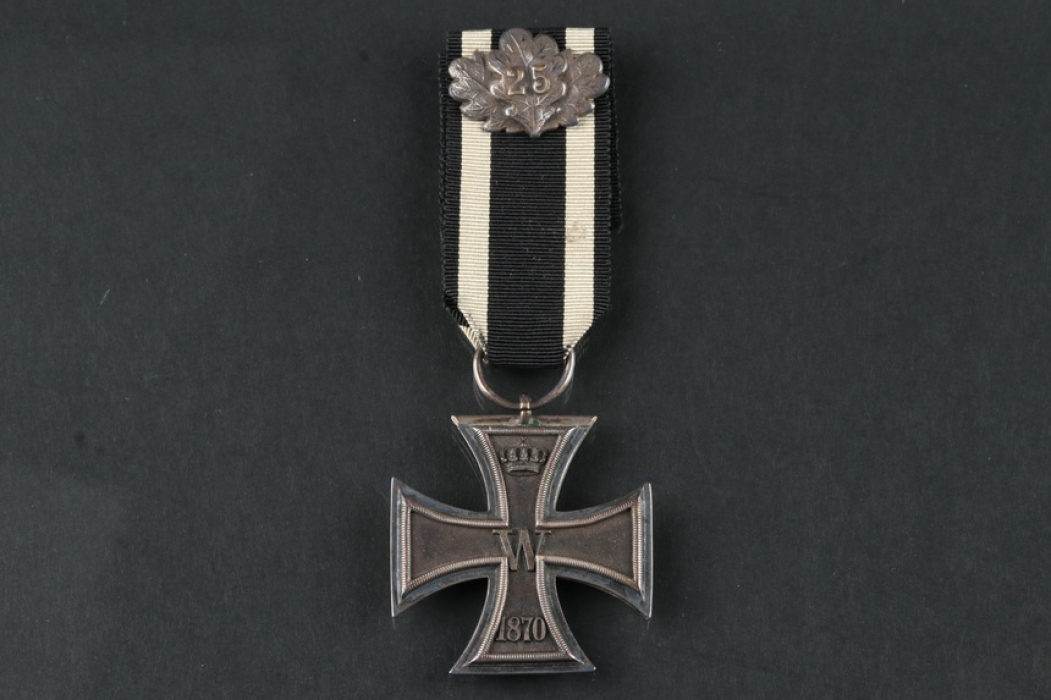 Prussia - Iron Cross 2nd Class with Oak Leaves and Jubilee Number "25"