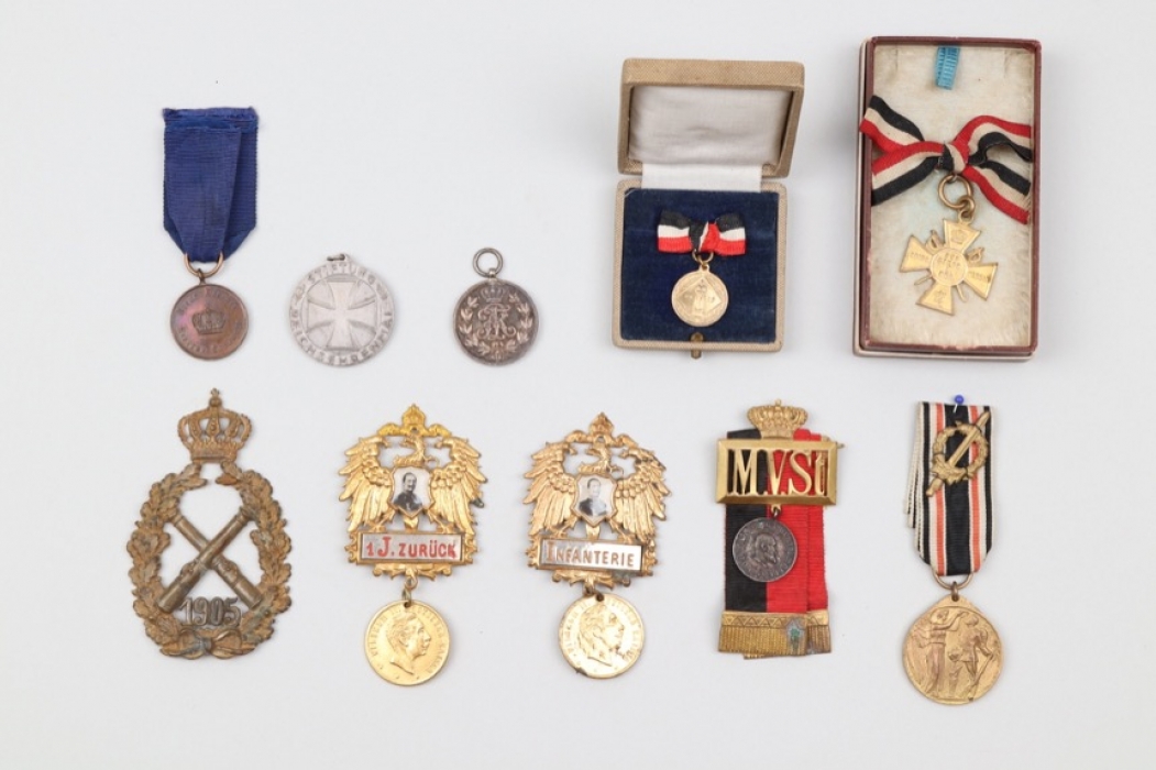 Imperial Germany - lot 10 medals & badges