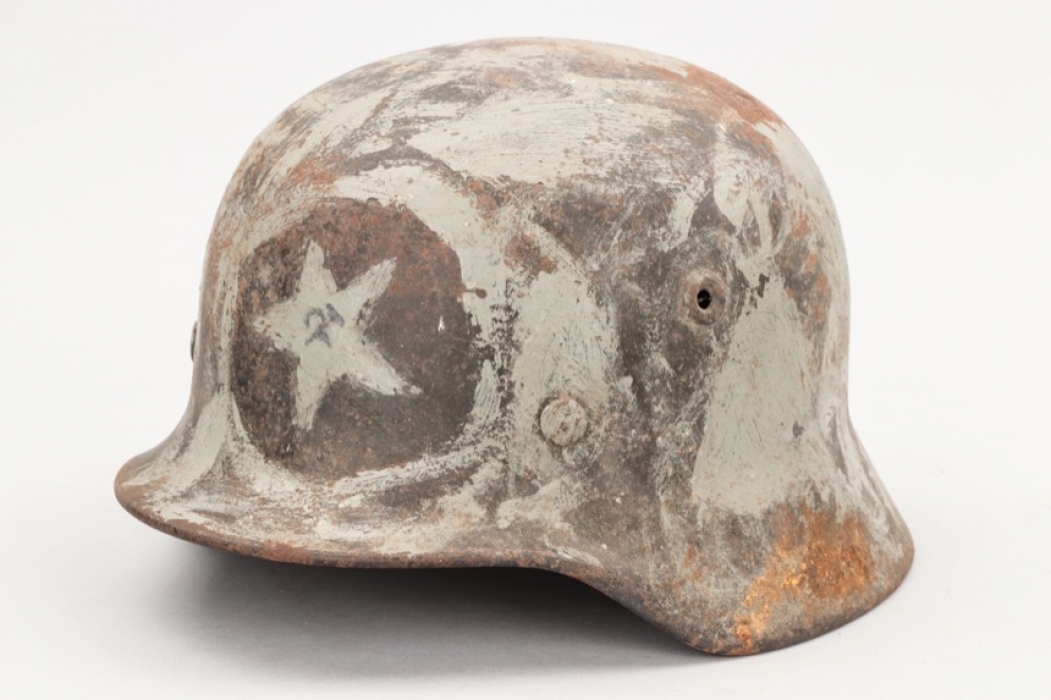 Russian Partisan's Wehrmacht helmet
