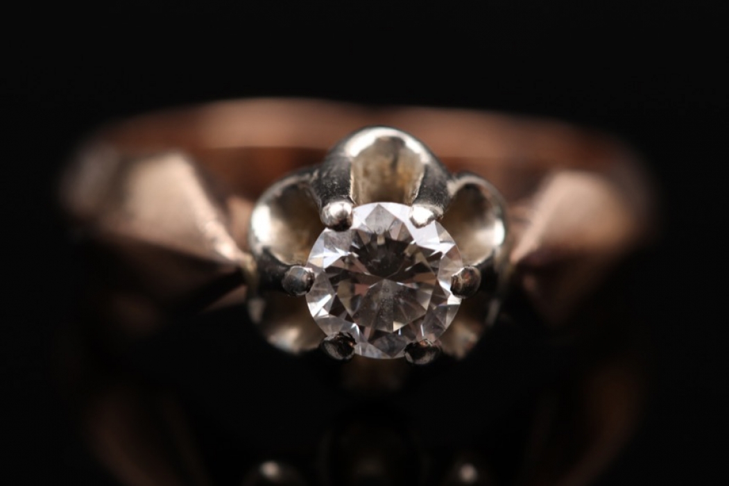 Russian (USSR) diamond ring